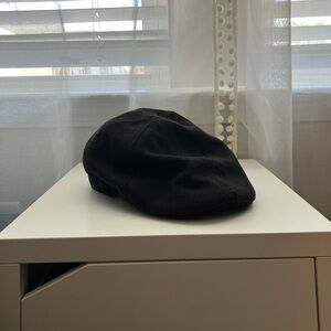 Goodfellow & Co Black Cotton Newsboy Cap